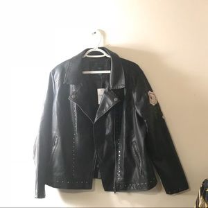 Black Motor Style Jacket!